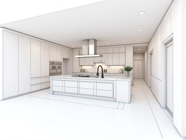 Moderne skreddersydd kjøkkendesign